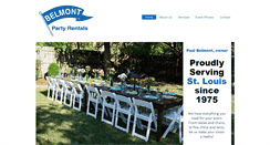 Desktop Screenshot of belmontpartyrentals.com